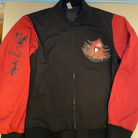 The Nightmare Before Christmas bomber jacket reversible RSVLTS Medium Halloween - Picture 1 of 5